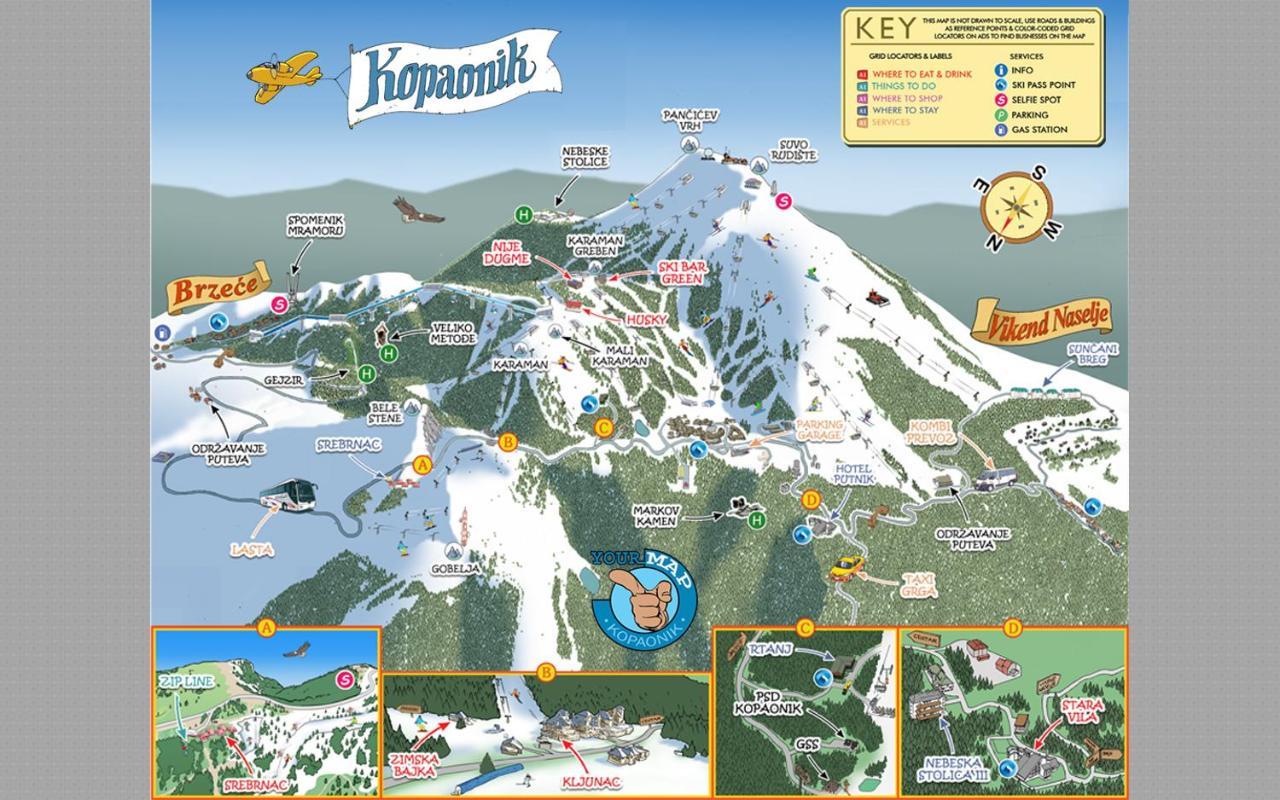 Апартаменти Beli Vuk - Brzece, Kopaonik Екстер'єр фото